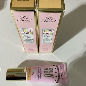 Too Faced Tutti Frutti Dew You Fresh Glow Foundation  🍉🥒🥰 - x2 Golden Beige